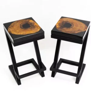 Scaun Bar Stil Scandinav Metal Finisaje Premium H 630 mm Cu Sezut